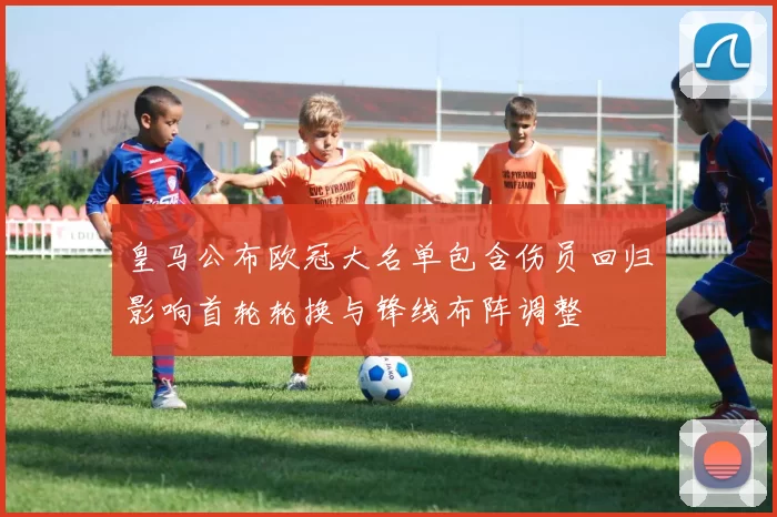 皇马公布欧冠大名单包含伤员回归影响首轮轮换与锋线布阵调整